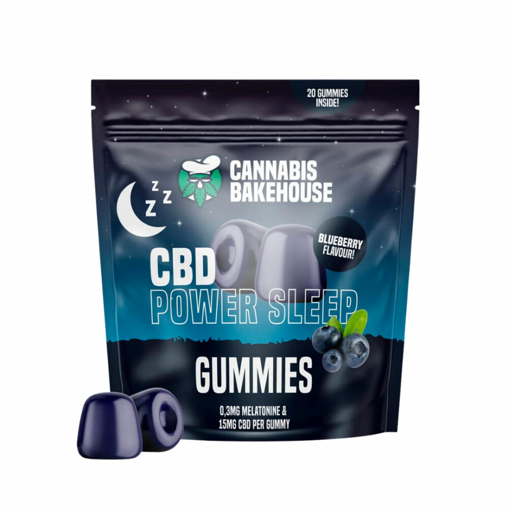 Power Sleep Gummies Blueberry 15Mg CBD30g