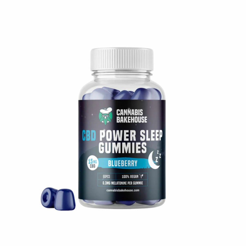 Power Sleep Gummies Blueberry 15Mg CBD150g