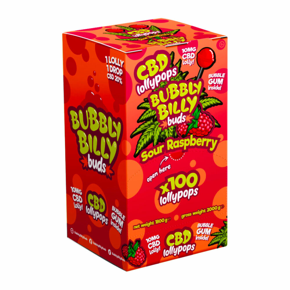 Lollipops 10Mg CBD - Sour Raspberry – Image 2