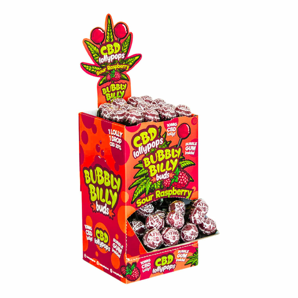 Lollipops 10Mg CBD - Sour Raspberry